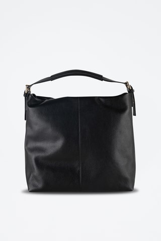 Mala de ombro em couro Orient - Preto