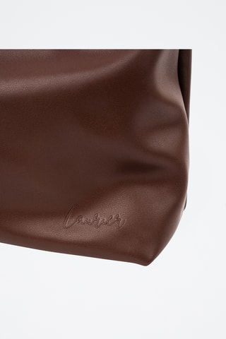 Mala de ombro em couro Gwen - Toupeira