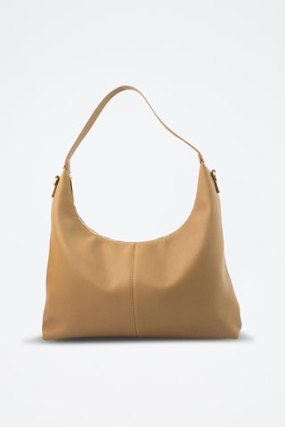 Mala de ombro em couro Alix - Toupeira