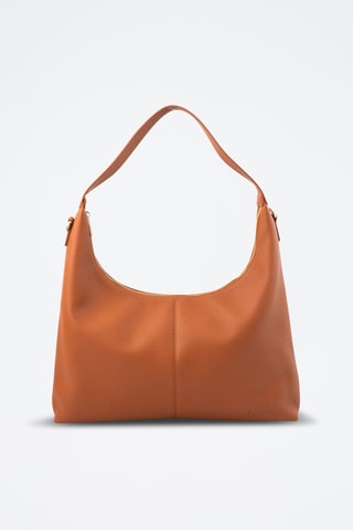 Mala de ombro em couro Alix - Camel