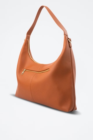 Mala de ombro em couro Alix - Camel