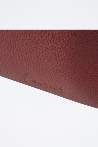 Mala de ombro em couro Dune - Bordô