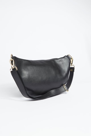 Bolsa de cintura em couro Dayana - Preto