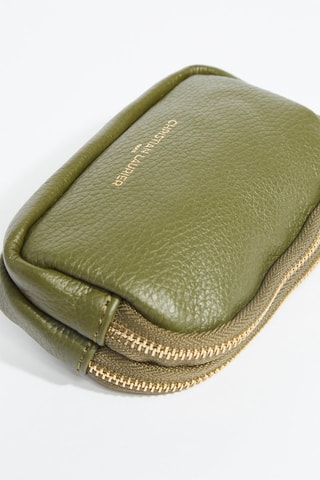 Porta-moedas de couro Tamar - Verde
