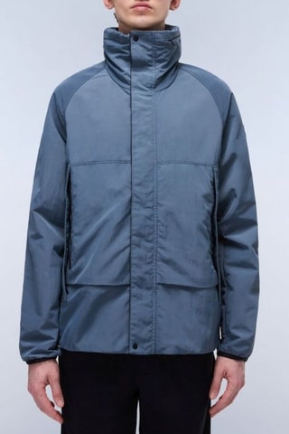 Corta-vento com capuz A-Bisenzio - Cinzento-escuro