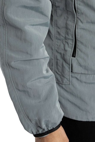 Corta-vento com capuz A-Bisenzio - Cinzento