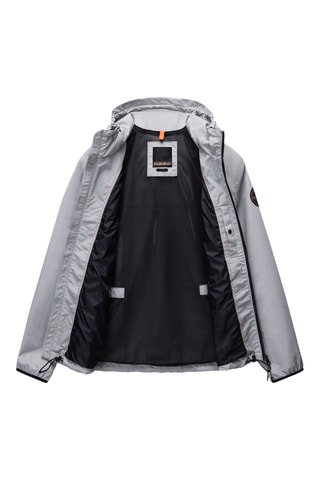 Casaco com capuz A Tundra - Cinzento e preto