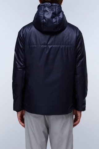 Casaco com capuz A Sovana - Azul-marinho