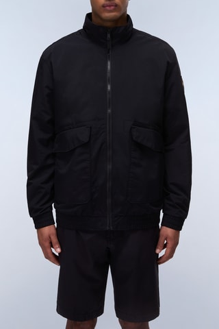 Casaco A Giovi - Preto e laranja