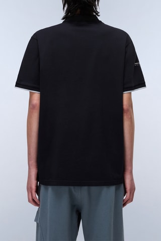 Polo E Badge - Preto