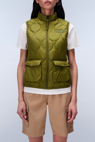 Colete acolchoado A Belle - Verde-azeitona