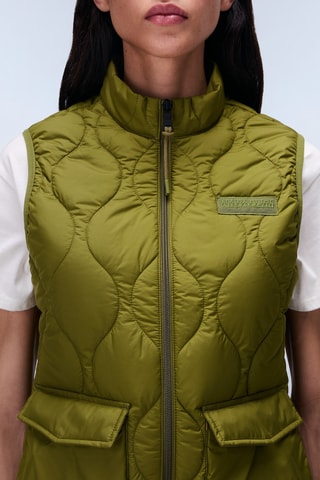 Colete acolchoado A Belle - Verde-azeitona
