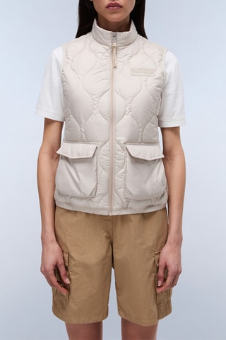 Colete acolchoado A Belle - Cru