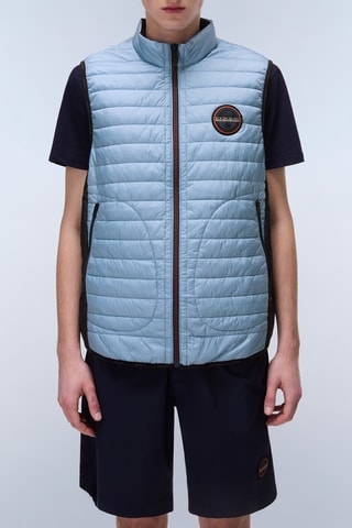 Colete acolchoado A Amiata - Azul-celeste