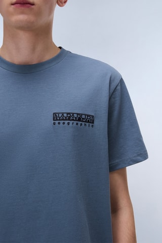 T-shirt S Vignoni - Azul-acinzentado