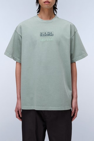 T-shirt S Cortona - Verde-água