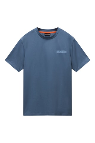 T-shirt S Dati - Azul-acinzentado