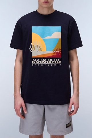 T-shirt S Arbia - Azul-marinho