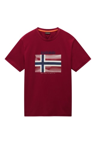 T-shirt S Lari - Bordô