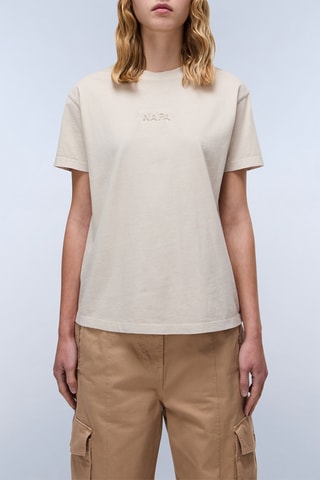 T-shirt S Azure - Bege