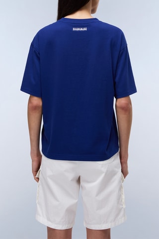 T-shirt S Nice - Azul-escuro