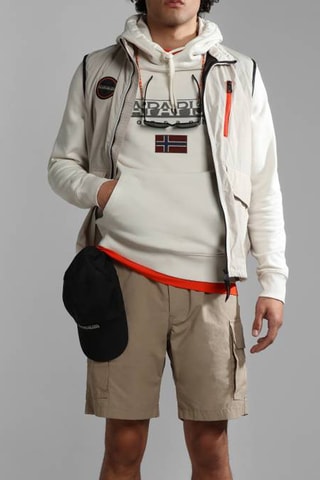 Sweat com capuz Ayas - Branco - Napapijri