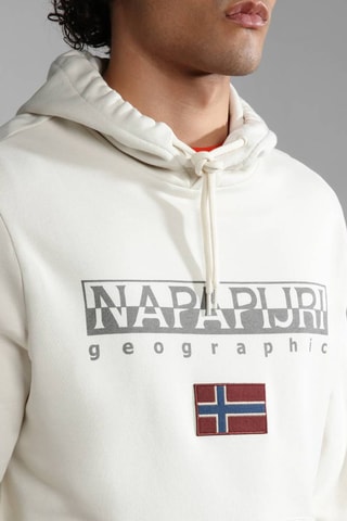 Sweat com capuz Ayas - Branco - Napapijri