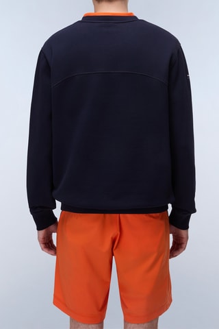 Sweat B Badge - Azul-marinho