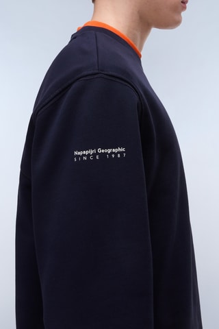 Sweat B Badge - Azul-marinho