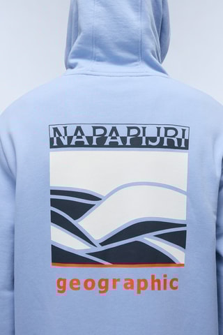 Sweat com capuz B Sovana - Azul-celeste