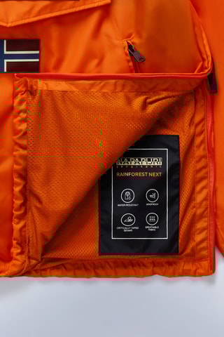 Sweat com capuz Rainforest - Laranja-fluorescente e preto