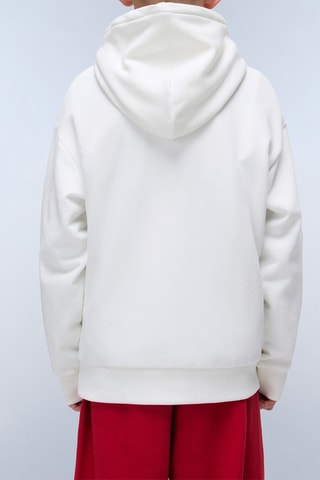 Sweat com capuz K B Sella - Branco