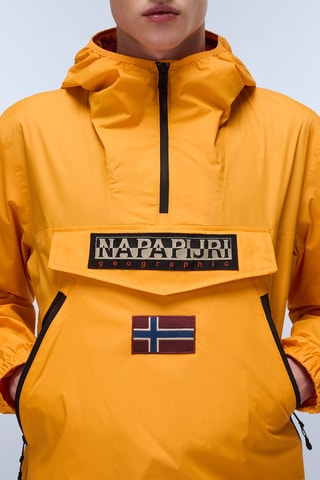 Sweat com capuz Rainforest - Laranja e preto