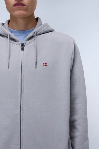 Sweat com capuz Balis - Cinzento-claro