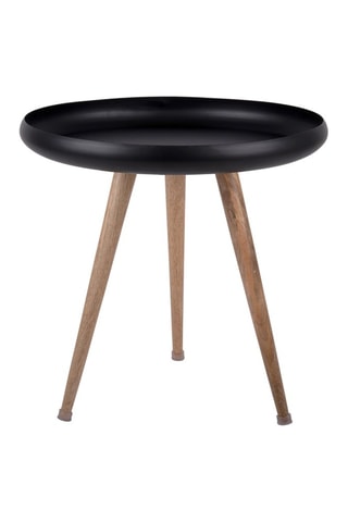 3 tables gigognes - Noir et naturel