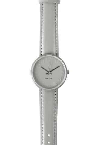 Coffret montre à quartz et bracelets en cuir