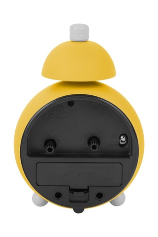 Réveil Chaplin - 9 cm - Jaune