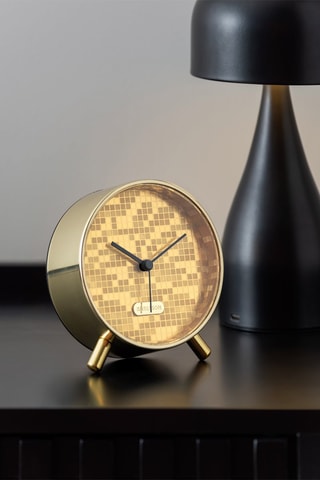 Réveil Disco - 11 cm - Doré