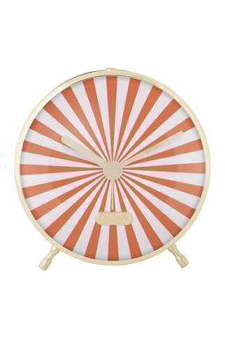 Réveil Candy Swirl - 12,5 cm - Orange et blanc