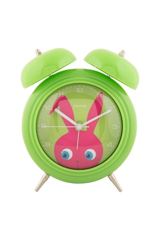 Réveil Peekaboo - 15 x 18 x 7 cm - Vert foncé