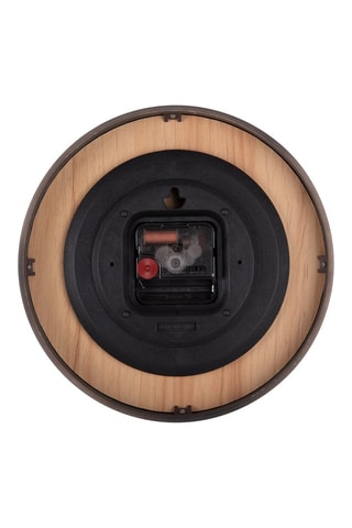 Horloge en bois Pure - 22 cm - Imitation noyer