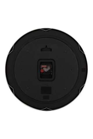 Horloge Sporty - 40 cm - Blanc et jaune