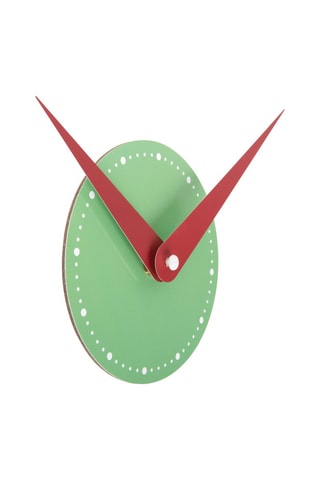 Horloge murale - 60 cm - Vert et rouge