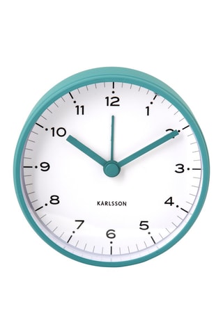 Réveil Circus Rings - 9 cm - Turquoise