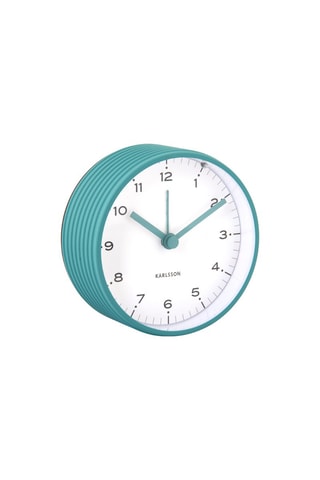 Réveil Circus Rings - 9 cm - Turquoise