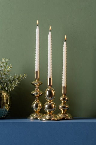 Bougeoir Dazzle - 24 cm - Doré