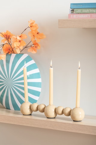 Bougeoir Bubbles - 41 cm - Marron clair