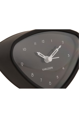 Réveil Triangle - 11,4 cm - Noir