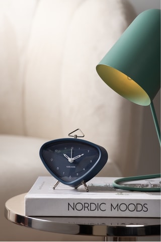 Réveil Triangle - 11,4 cm - Gris foncé 