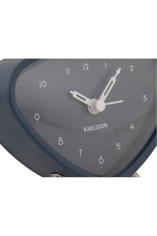 Réveil Triangle - 11,4 cm - Gris foncé 